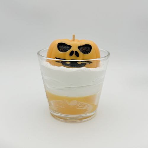 Bougie parfumée citrouille merveilleuse – Bougie déco Halloween
